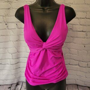 Women's La Blanca Twist Tie Back Swim Tankini